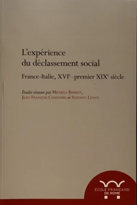 L'expérience du déclassement social