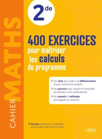 Cahier Maths 2de