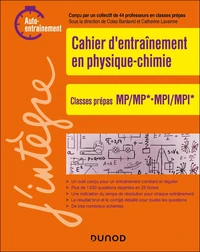 Cahier d'entraînement en physique-chimie