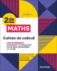 Cahier de calcul en maths 2de