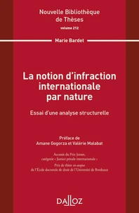 La notion d'infraction internationale par nature