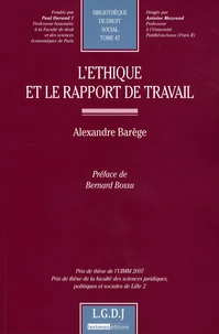 L'éthique et le rapport de travail