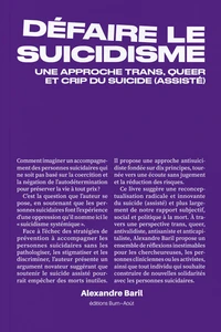 Défaire le suicidisme