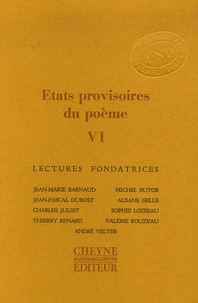 Etats provisoires du poème