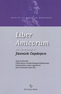 Liber Amicorum en hommage à Yannick Capdepon