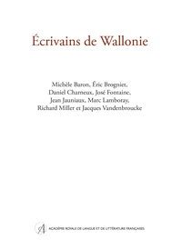 Ecrivains de Wallonie