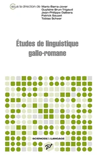 Etudes de linguistique gallo-romane
