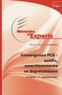 Convergence PCG : actifs, amortissements et dépréciations