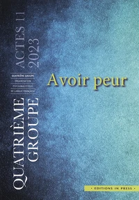 Avoir peur