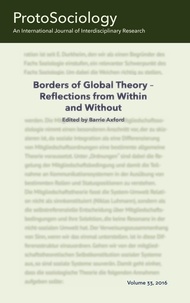 Barrie Axford - Borders of Global Theory - Reflections from Within and Without - ProtoSociology Vol. 33.