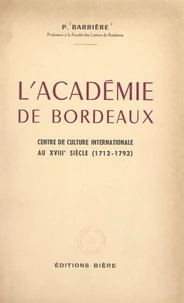 L'académie de Bordeaux