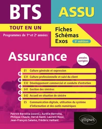 BTS Assurance. Programmes des 1re et 2e années. Tout en un