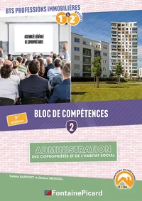 Bloc de competences 2 : administration des copro et de l'habitat social bts professions immobilieres