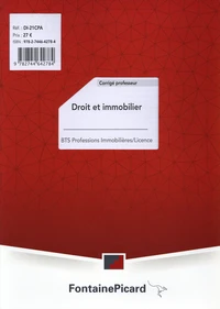 Droit et immobilier BTS professions immobilières/Licence