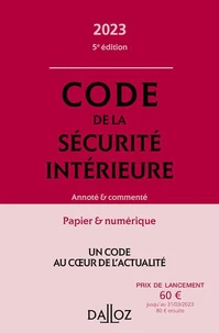 Code de la sécurité intérieure
