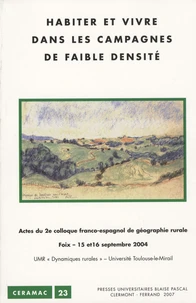 Habiter et vivre dans les campagnes de faible densité
