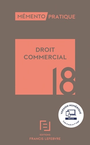 Droit commercial  Edition 2018