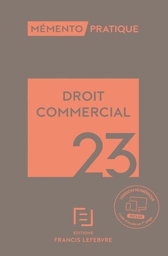 Droit commercial  Edition 2023