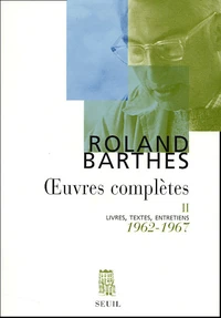Oeuvres Completes. Tome 2, 1962-1967