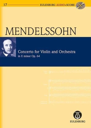 Bartholdy félix Mendelssohn - Concerto Mi mineur - op. 64. violin and orchestra. Partition d'étude..