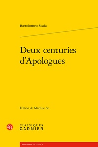 Google livres epub télécharger Deux centuries d'apologues par Bartolomeo Scala, Marilise Six 9782406146476
