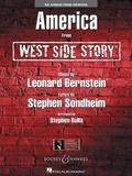 Leonard Bernstein - Hal Leonard String Orchestra  : America - from West Side Story. String Orchestra. Partition et parties..