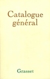  Editions Bernard Grasset - Grasset-Catalogue historique général (1907-1982).