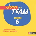  Nathan - Anglais 6e Join The Team - Pack de 10 CD élève de remplacement.
