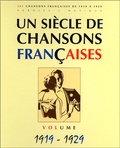 Patrick Moulou - Un siècle de chansons françaises - Volume 1919-1929.