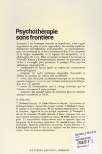Nouvelle revue d'ethnopsychiatrie N° 5 Psychothérapie sans frontière