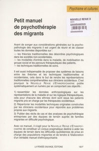 Nouvelle revue d'ethnopsychiatrie N° 28 Petit manuel de psychothérapie des migrants. Tome 3