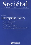 Jean-Marc Daniel - Sociétal N° 63, 1er trimestre : Entreprise 2020.