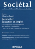 Frédéric Monlouis-Félicité - Sociétal N° 74, 4e trimestre : Réconcilier éducation et emploi.
