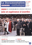 Jean-François Petit - La documentation catholique N° 2489, 5 mai 2012 : 50e anniversaire du concile Vatican II.