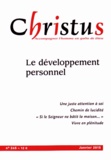 Rémi de Maindreville - Christus N° 245, janvier 2015 : Le developpement personnel.