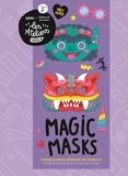  Collectif - Magic masks - 6 masques en papier à décorer avec des stickers fluo.