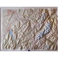  IGN - Annecy / Mont-Blanc - Carte en relief 1/100 000.