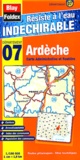  Blay-Foldex - Ardèche - Carte administrative et routière, 1/180 000.