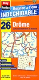  Blay-Foldex - Drôme - Carte administrative et routière, 1/180 000.