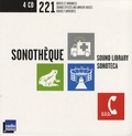  Radio France - Sonothèque - 221 Bruits et ambiances. 4 CD audio