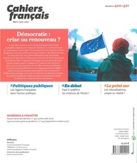 Cahiers français N° 420-421, mars-juin 2021 Démocratie : crise ou renouveau ?