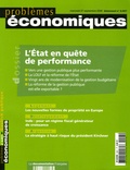 Patrice Merlot et Hugues Bied-Charreton - Problèmes économiques N° 2907, Septembre 2 : L'Etat en quête de performance.
