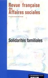Pierre Strobel et Isabelle Sayn - Revue française des affaires sociales N° 4, Octobre-Décemb : Solidarités familiales.