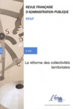  Collectif - Revue française d'administration publique N° 141/2012 : La réforme des collectivités territoriales.