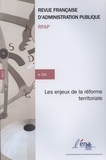 Gérard Marcou - Revue française d'administration publique N° 156/2015 : Les enjeux de la réforme territoriale.