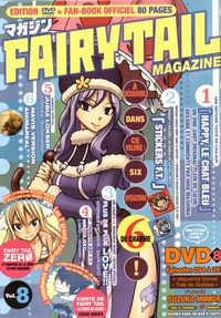 Hiro Mashima - Fairy Tail - Coffret avec le DVD Volume 8 et Fairy Tail magazine N°8. 1 DVD