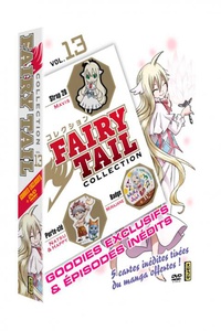  Citel BD éditions - Fairy tail collection - Volume 13, 1 porte-clé, 1 badge, 5 cartes. 1 DVD
