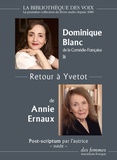 Annie Ernaux - Retour à Yvetot. 1 CD audio MP3