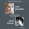 Alma Mahler et Julie Depardieu - Journal intime.