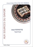 Jean Yoyote - Egyptologie. 1 CD audio